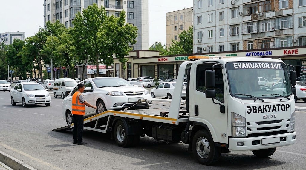Услуги эвакуатора в Ташкенте (24/7)